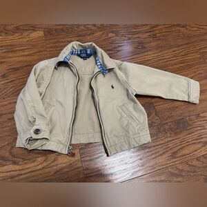 Boys Ralph Lauren Polo 3T Khaki Jacket - Perfect for Spring